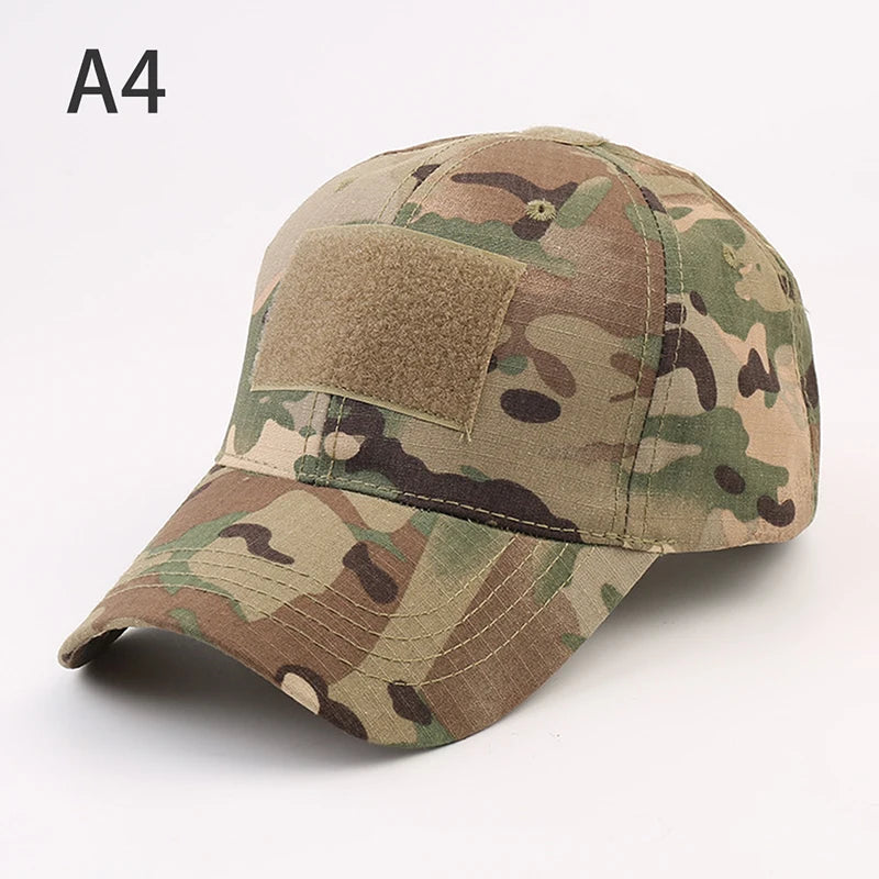 Fashion Baseball Caps for Men Women Camouflage Soldier Combat Paintball Adjustable Summer Hiking Fishing Snapback Sun Hat Unisex