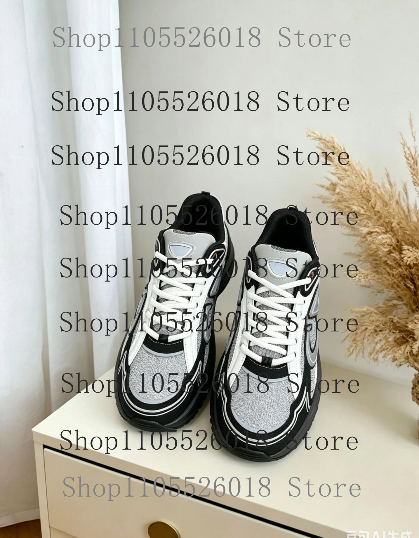 Men's Pure Original B30-8 Sports Shoes Fashionable Casual All-Match Running Shoes Laced Breathable Anti-Slip Sports Leisure Runn