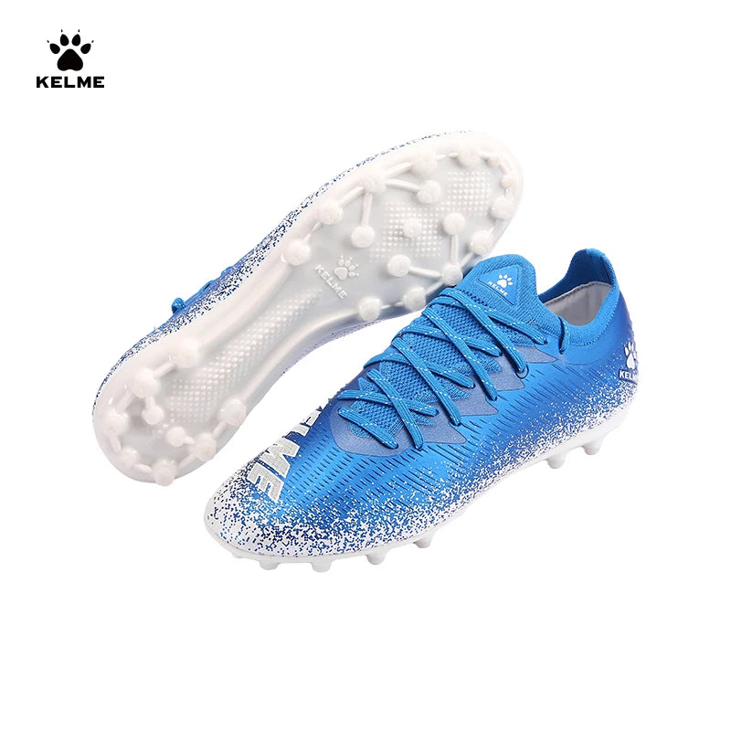 KELME Football Shoes Men's MG Adult Game Short Nails Professional Grass Non-Slip Shock Absorption Training Shoes ZX80121057