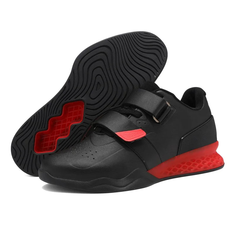 Weightlifting Shoes Professional Men Women Powerlifting Squat Training Hard Sole Gym Shoes with Stable Heel Non Slip Design