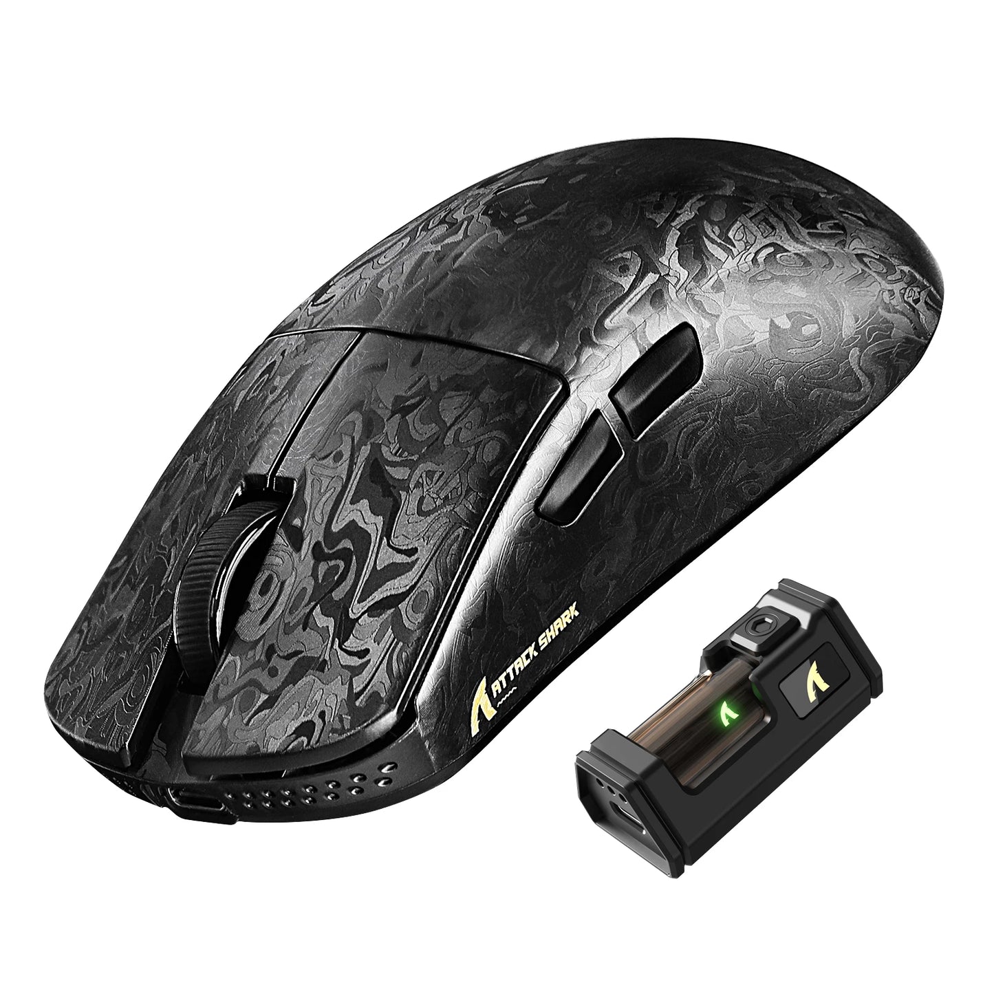 ATTACK SHARK R11 Ultra Gaming Mouse 42,000 DPI 8000Hz Wireless Carbon Fiber