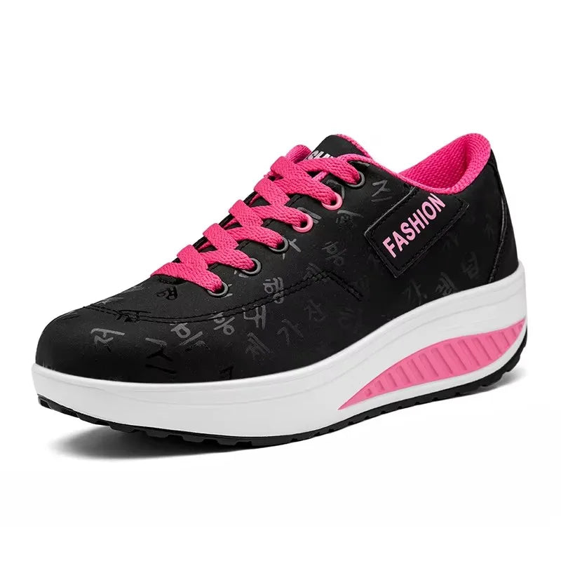 Women’s Sneakers Fashion Women’s Vulcanized Shoes High-Quality Flats Shoes for Women Walking Platform Plus Size Zapatillas Mujer