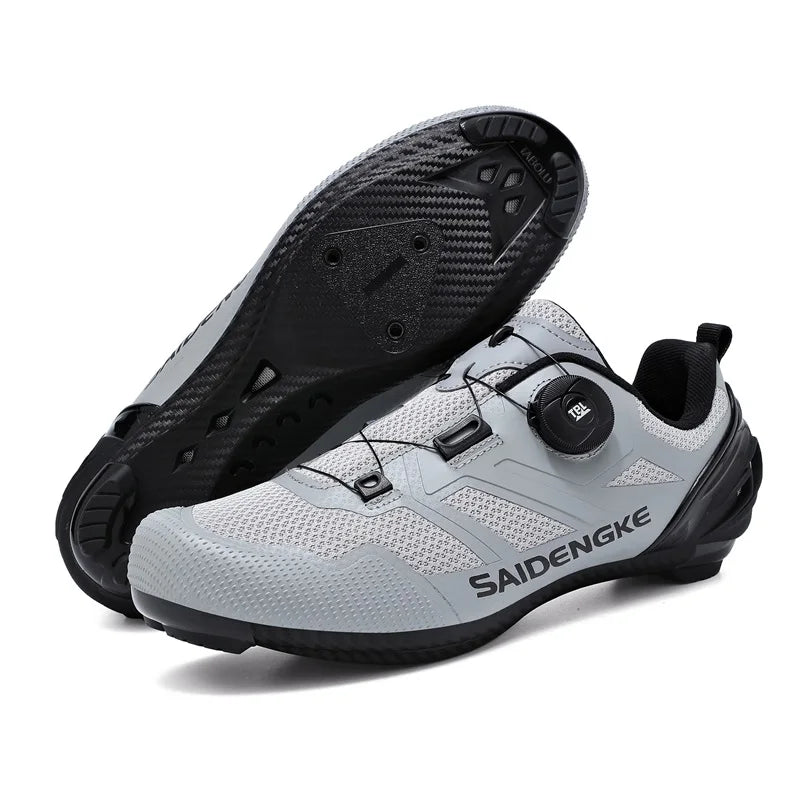 Sapatilhas de Ciclismo Unissexo Novas Profissionais Leves Luxyry Originais para Estrada em Borracha MTB Corrida Bicicleta Moda Bike Street Sports