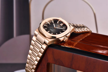 PAGANI DESIGN 2026 Nuovo orologio automatico di lusso da uomo, orologio da polso meccanico in acciaio inossidabile con vetro zaffiro, quadrante tonneau 40MM