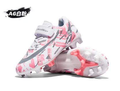 Kids Football Boots Soccer Shoes FG/TF School Football Boots Boys Girls Cleats Grass Sneakers Child Outdoor Athletic Training