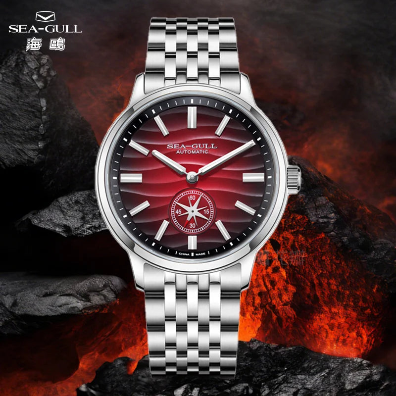 Seagull Watch 39.5mm Men's Watch 5Bar Waterproof Automatic Mechanical Watches Luminous Watches for Man 6180 relogio masculino