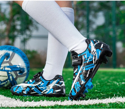 Kids Football Boots Soccer Shoes FG/TF School Football Boots Boys Girls Cleats Grass Sneakers Child Outdoor Athletic Training