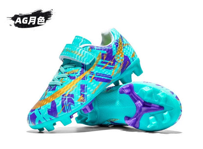 Kids Football Boots Soccer Shoes FG/TF School Football Boots Boys Girls Cleats Grass Sneakers Child Outdoor Athletic Training