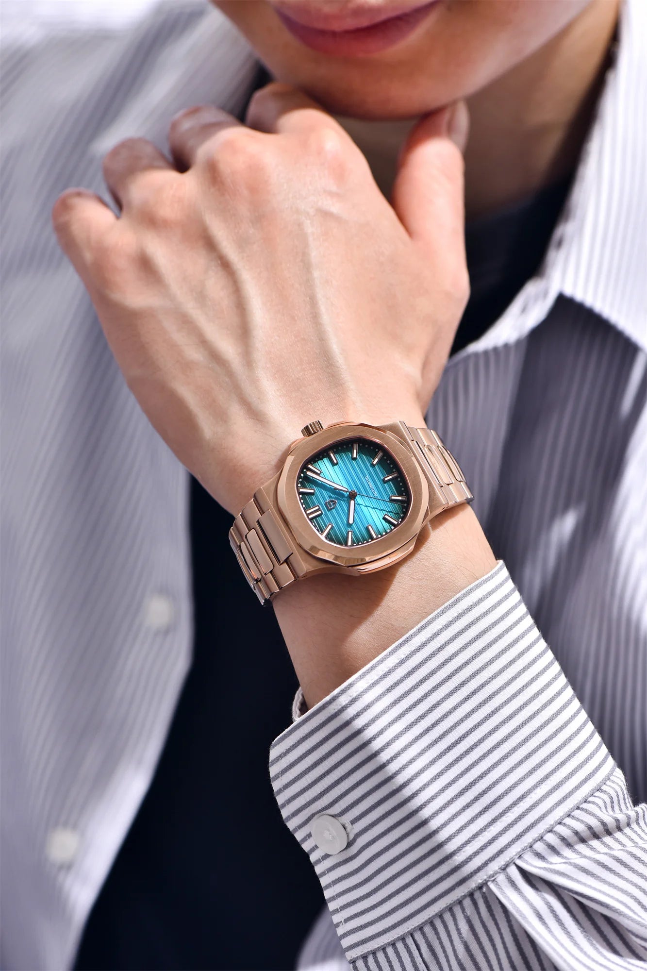 PAGANI DESIGN 2026 Nuovo orologio automatico di lusso da uomo, orologio da polso meccanico in acciaio inossidabile con vetro zaffiro, quadrante tonneau 40MM