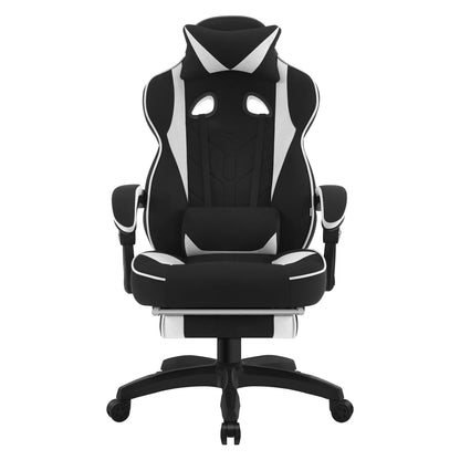 WOLTU Executive Office Chair Breathable Gaming Chair Ergonomic Gamer Computer Chair with Lumbar Cushion Headrest Footrest