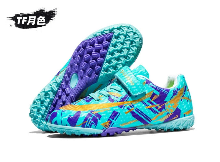 Kids Football Boots Soccer Shoes FG/TF School Football Boots Boys Girls Cleats Grass Sneakers Child Outdoor Athletic Training