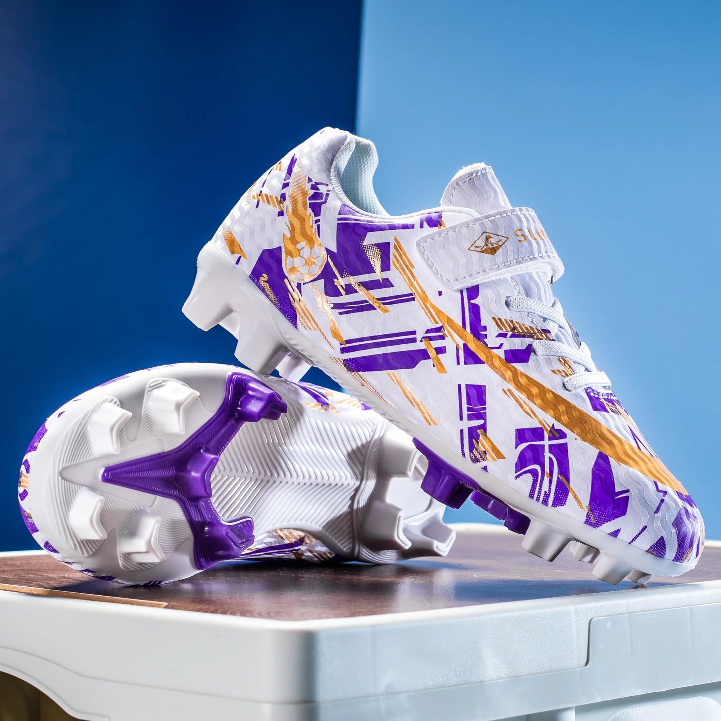 Kids Football Boots Soccer Shoes FG/TF School Football Boots Boys Girls Cleats Grass Sneakers Child Outdoor Athletic Training
