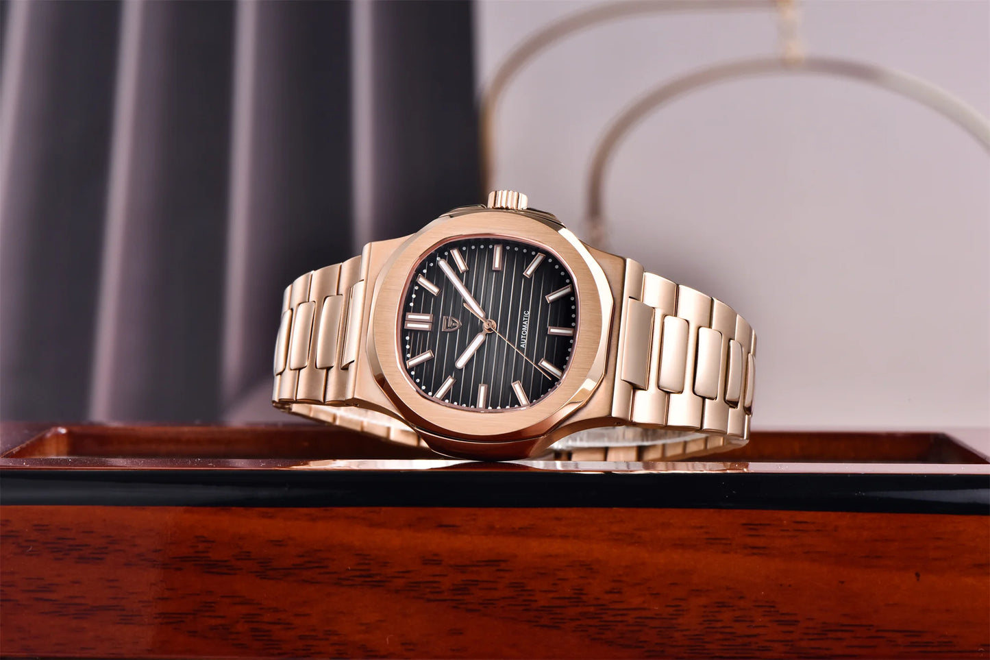 PAGANI DESIGN 2026 Nuovo orologio automatico di lusso da uomo, orologio da polso meccanico in acciaio inossidabile con vetro zaffiro, quadrante tonneau 40MM