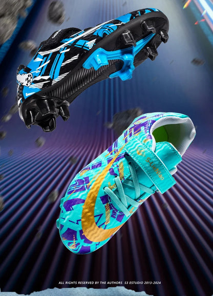 Kids Football Boots Soccer Shoes FG/TF School Football Boots Boys Girls Cleats Grass Sneakers Child Outdoor Athletic Training