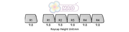 Akko MonsGeek MG108B Bun Wonderland Wireless Mechanical Keyboard MOG Profile RGB 108 Keys Full Size Hot Swap USB / 2.4G / BT 5.0
