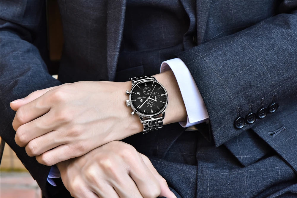 2026 New PAGANI DESIGN Brand Luxury Watches For Men Automatic Date Watch Waterproof Chronograph VK67 Movement Relogio Masculino