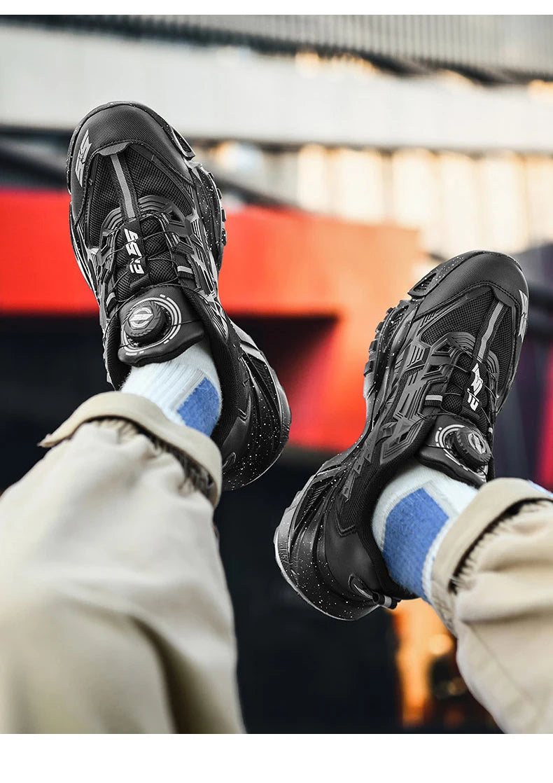 Luxury Men's Sneakers, Casual Breathable Trainer, Race Fashion Loafers, Running Shoes for Men Tennis