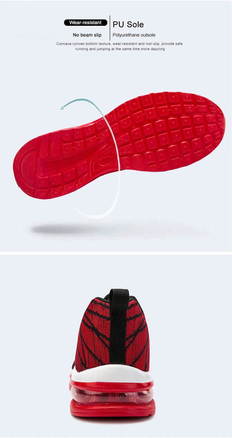 Men’s Running Shoes Fashion Breathable Outdoor Sports Sneakers Comfortable Athletic Footwear for Women