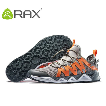 Rax Men's Aqua Upstreams Shoes Quick-drying Breathble Fishing Shoes Women Hole PU Insole Anti-slip Water Shoes hiking
