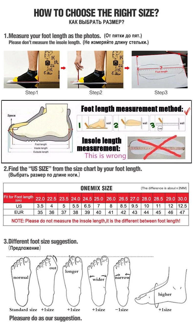 ONEMIX Autumn Winter Travel Casual Sports Shoes Men Outdoor Walking Shoes Light Wear Non-Slip Daddy Shoes Trekking Sneakers Man