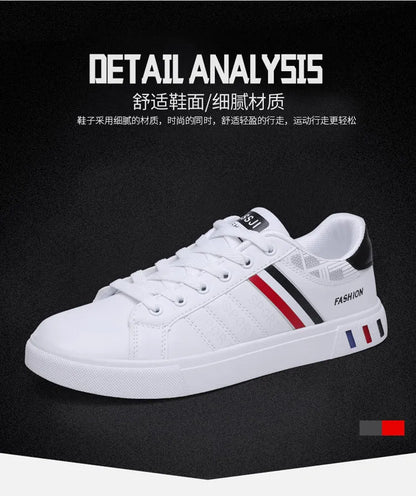 Sneakers casual da uomo, scarpe da skateboard in PU, scarpe basse per studenti, sneakers outdoor, scarpe street con lacci, scarpe da camminata, taglia grande 48