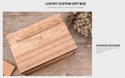 BOBO BIRD Wood Mechanical Watch Men Relogio Masculino Big Mens Watches Top Brand Luxury Timepieces erkek kol saati Dropshipping
