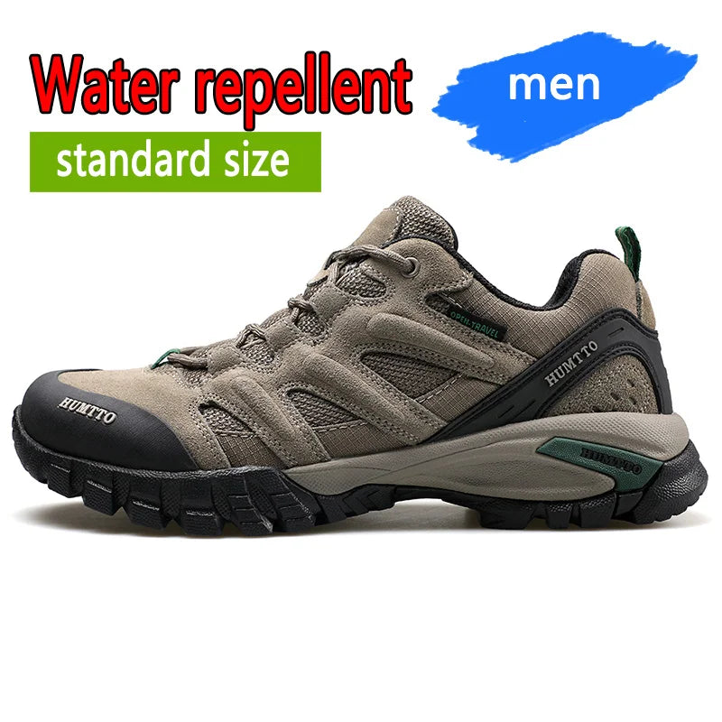 HUMTTO Hiking Shoes Men Winter Outdoor Sports Climbing Shoes Hunting Shoes Warm Women Trekking Sneakers Ankle Boots Tactical