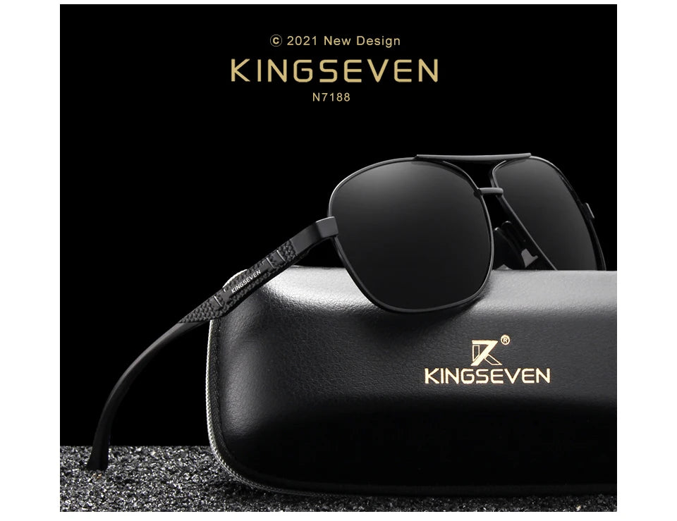 KINGSEVEN nove aluminijske muške modne sunčane naočale za putovanja i vožnju, muške naočale, Oculos band sunčane naočale N7188