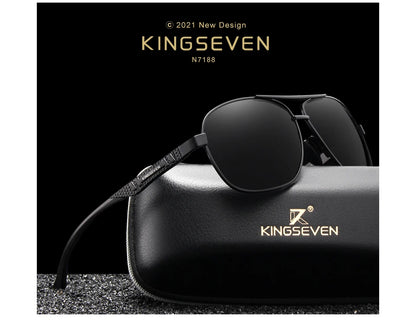 KINGSEVEN nove aluminijske muške modne sunčane naočale za putovanja i vožnju, muške naočale, Oculos band sunčane naočale N7188