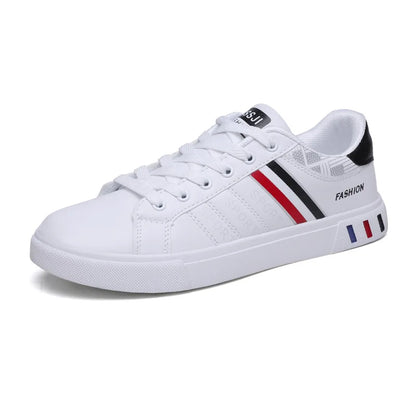 Sneakers casual da uomo, scarpe da skateboard in PU, scarpe basse per studenti, sneakers outdoor, scarpe street con lacci, scarpe da camminata, taglia grande 48