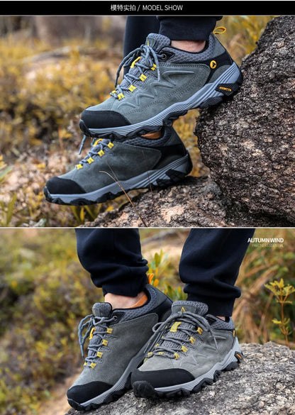 HUMTTO Hiking Shoes Men Winter Outdoor Sports Climbing Shoes Hunting Shoes Warm Women Trekking Sneakers Ankle Boots Tactical