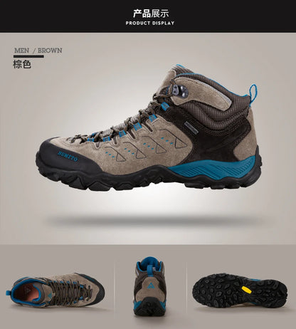 HUMTTO Hiking Shoes Men Winter Outdoor Sports Climbing Shoes Hunting Shoes Warm Women Trekking Sneakers Ankle Boots Tactical