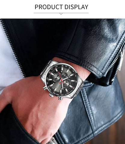 CURREN New Mens Watches Quartz Business Waterproof Watch Man Watches Top Brand Luxury WristWatch Men Chronograph Reloj Hombre