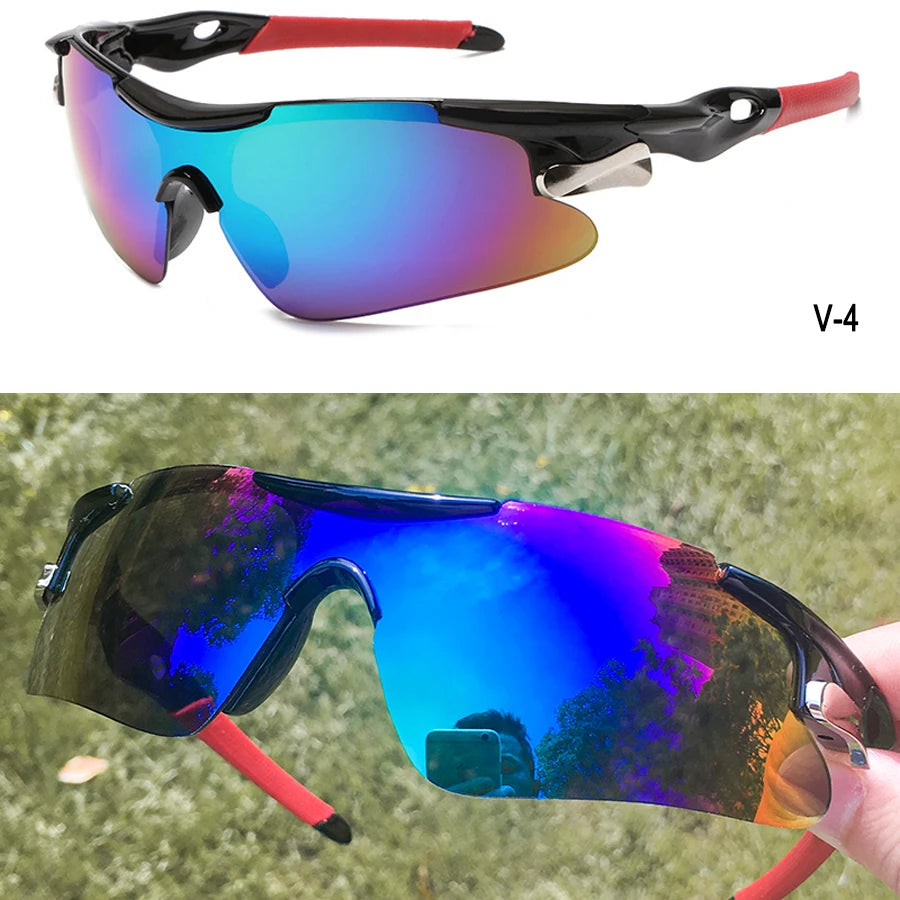 2026 UV400 Outdoor Sport Cycling Sunglasses Windproof Mountain Bike Bicycle Glasses for Men And Women Hiking Running