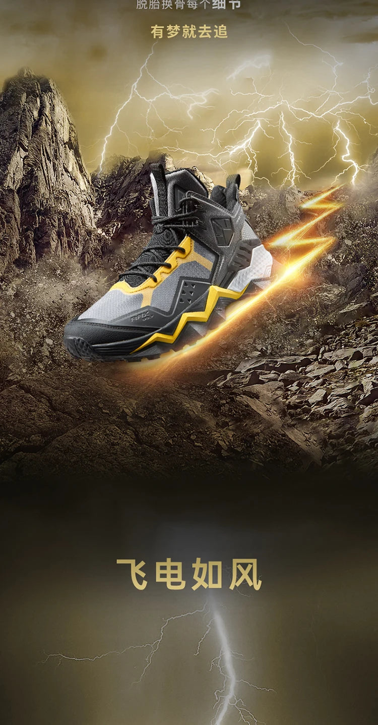 Rax Men's Waterproof Hiking Shoes Breathable Hiking Boots Outdoor Trekking Boots Sports Sneakers Tactical Shoes