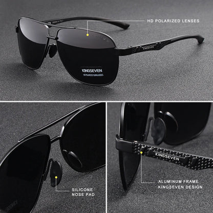 KINGSEVEN nove aluminijske muške modne sunčane naočale za putovanja i vožnju, muške naočale, Oculos band sunčane naočale N7188