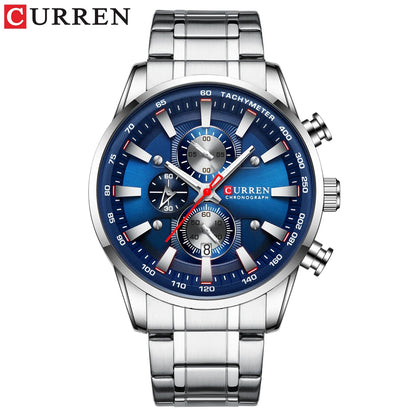CURREN New Mens Watches Quartz Business Waterproof Watch Man Watches Top Brand Luxury WristWatch Men Chronograph Reloj Hombre