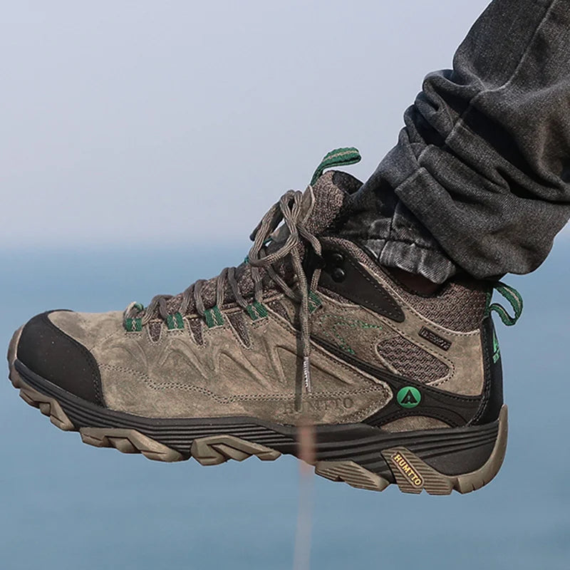 HUMTTO Hiking Shoes Men Winter Outdoor Sports Climbing Shoes Hunting Shoes Warm Women Trekking Sneakers Ankle Boots Tactical