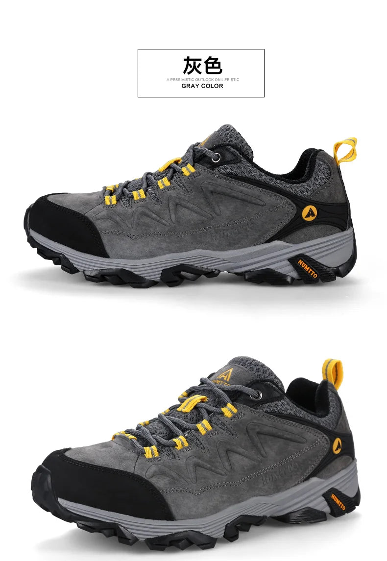 HUMTTO Hiking Shoes Men Winter Outdoor Sports Climbing Shoes Hunting Shoes Warm Women Trekking Sneakers Ankle Boots Tactical