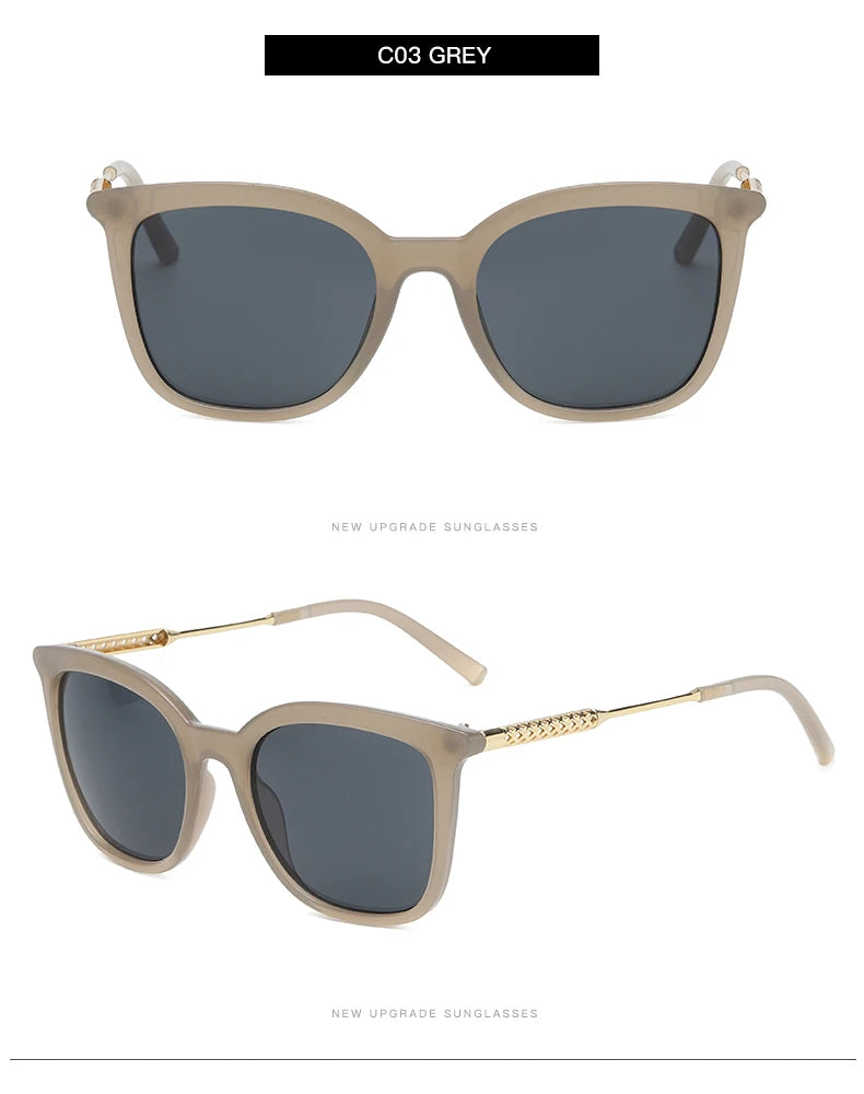 Classic Square Sunglasses Women Men Vintage Brand Sun Glasses Alloy Frame Retro Trend Fashion Style Shades Oculos de sol