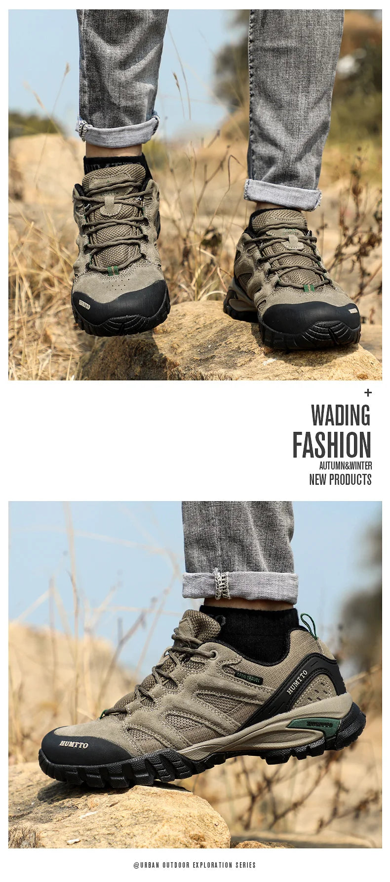 HUMTTO Hiking Shoes Men Winter Outdoor Sports Climbing Shoes Hunting Shoes Warm Women Trekking Sneakers Ankle Boots Tactical