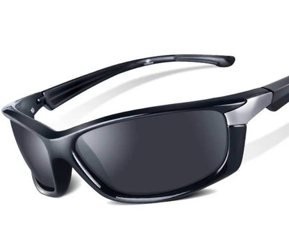 TAGION Black Plastic Polarized Sunglasses Men Outdoor Sports Sun Glasses Fishing Cycling Eyewear Male Designer Goggles UV400