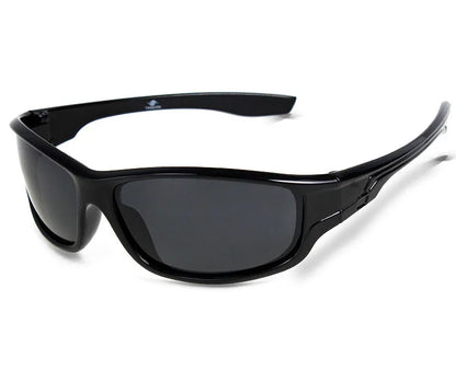 TAGION Black Plastic Polarized Sunglasses Men Outdoor Sports Sun Glasses Fishing Cycling Eyewear Male Designer Goggles UV400