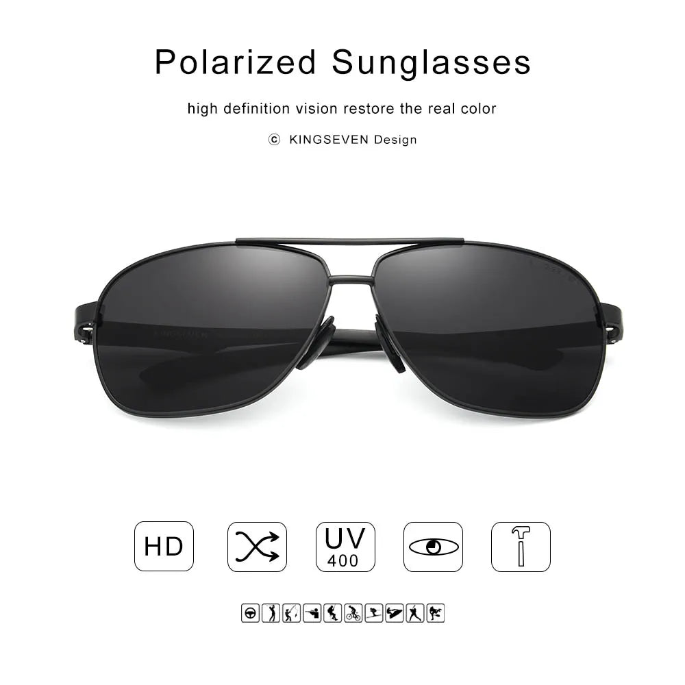 KINGSEVEN nove aluminijske muške modne sunčane naočale za putovanja i vožnju, muške naočale, Oculos band sunčane naočale N7188