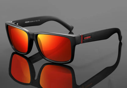 KDEAM Revamp Of Sport Men Sunglasses Polarized Shockingly Colors Sun Glasses Outdoor Driving Photochromic Sunglass With Box