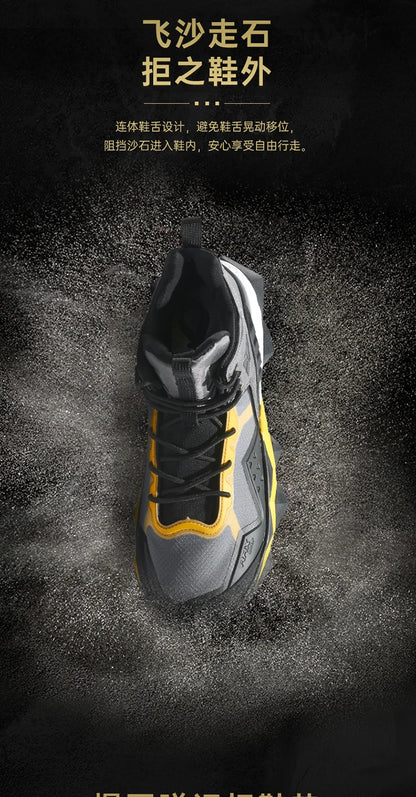 Rax Men's Waterproof Hiking Shoes Breathable Hiking Boots Outdoor Trekking Boots Sports Sneakers Tactical Shoes