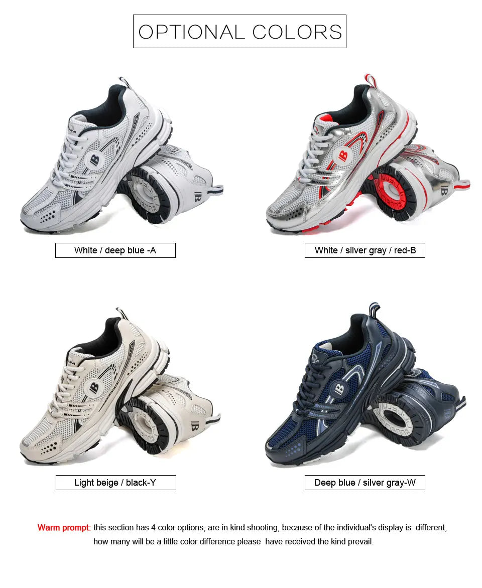 Zapatillas deportivas BONA para hombre de nuevos diseñadores, tendencia, transpirables, para caminar, correr y hacer deporte, calzado suave masculino