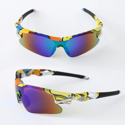 2026 UV400 Outdoor Sport Cycling Sunglasses Windproof Mountain Bike Bicycle Glasses for Men And Women Hiking Running
