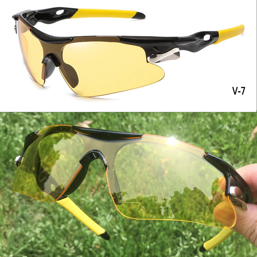 2026 UV400 Outdoor Sport Cycling Sunglasses Windproof Mountain Bike Bicycle Glasses for Men And Women Hiking Running