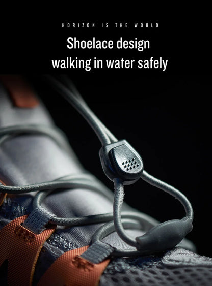Rax Men's Aqua Upstreams Shoes Quick-drying Breathble Fishing Shoes Women Hole PU Insole Anti-slip Water Shoes hiking